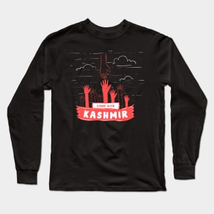 Stand With Kashmir To Stop This Massacre - Stop Killing Long Sleeve T-Shirt